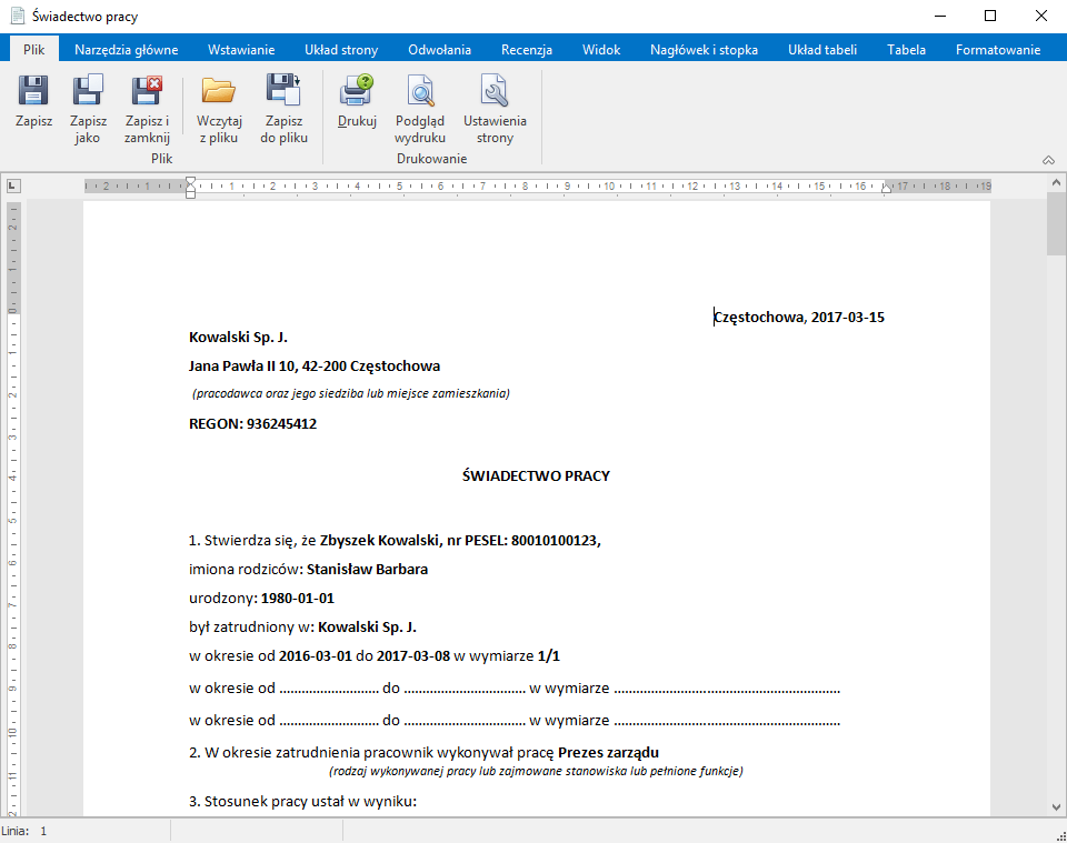 swiadectwo pracy 2