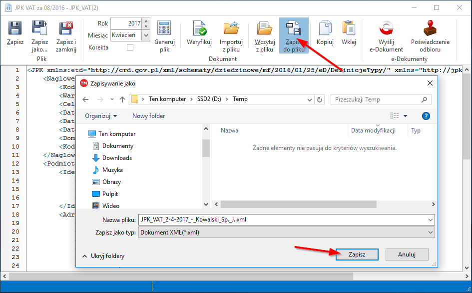 podpisywanie jpk profilem zaufanym 1