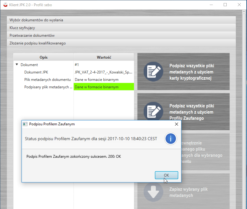 podpisywanie jpk profilem zaufanym 4